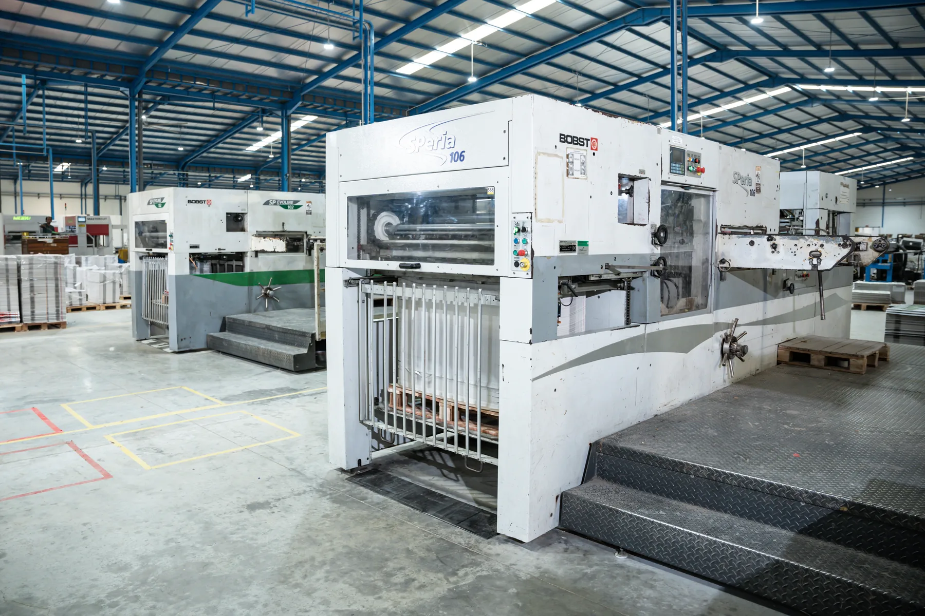Bobst Speria 106, Bobst SP 102-SE, Bobst SP 102-E